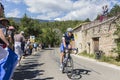 The Cyclist Julien Vermote on Mont Ventoux - Tour de France 2016